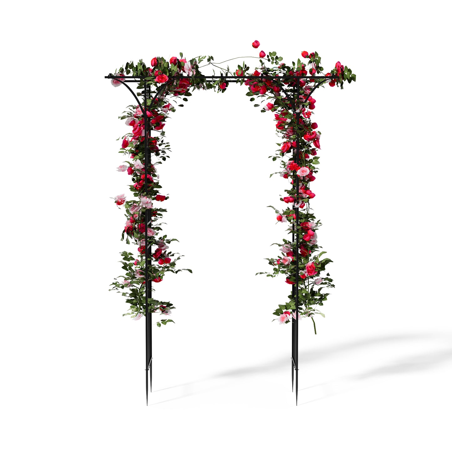 Black Metal Garden Arch Trellis
