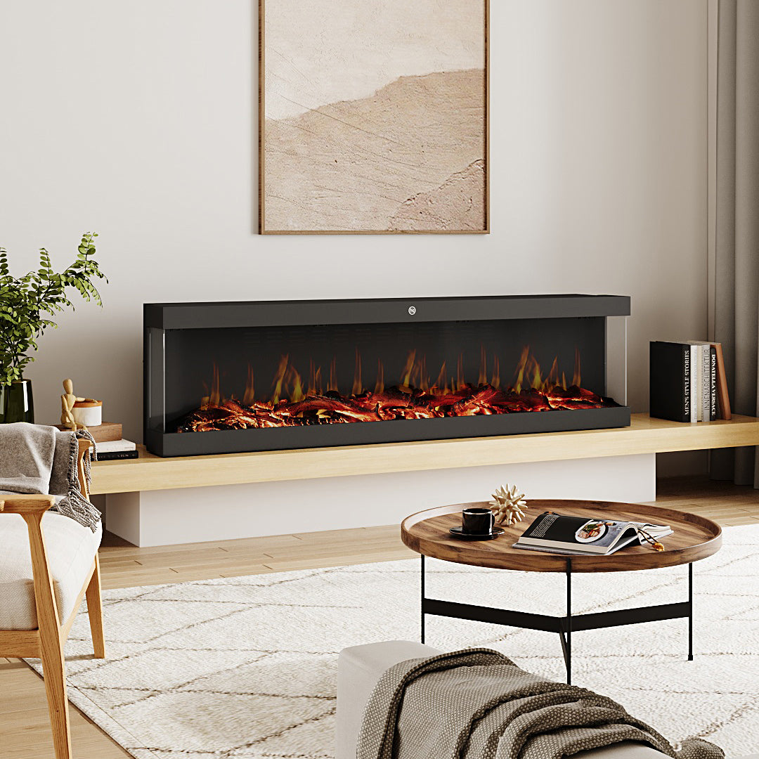 50/60 Inch Electric Fireplace with Remote Control