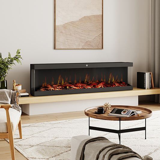 50/60 Inch Electric Fireplace with Remote Control