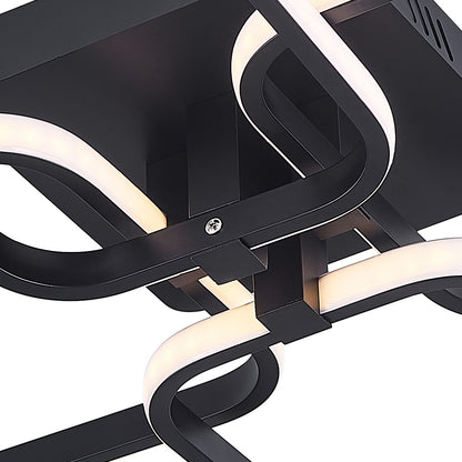 Contemporary LED Energy-efficient Semi Flush Ceiling Light