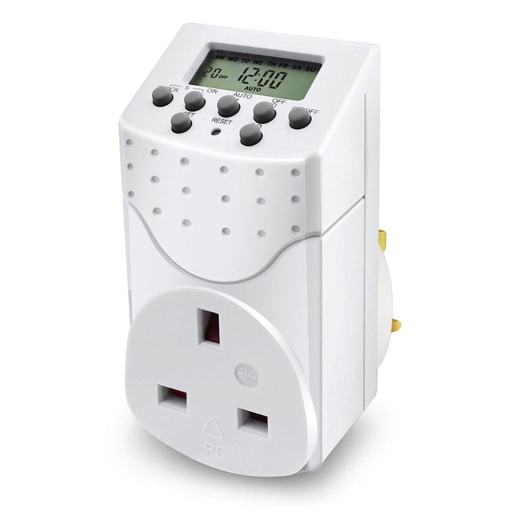 2000W Programmable Digital Timer Plug Socket