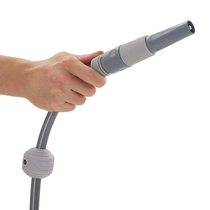 Wall Mounted Retractable Garden Hose Reel with Spray Nozzle