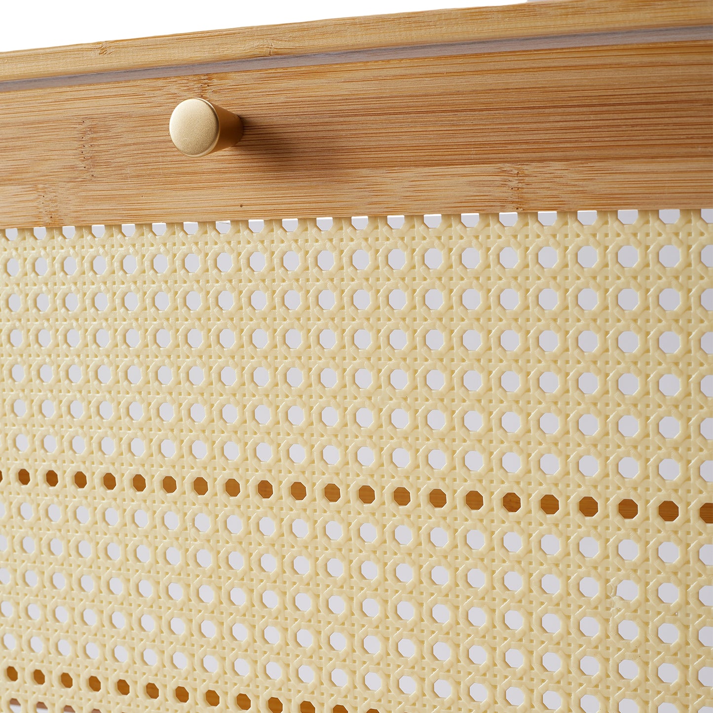 Bamboo Entryway Shoe Cabinet with Double-Row Hooks & Flip-down Shoe Trays