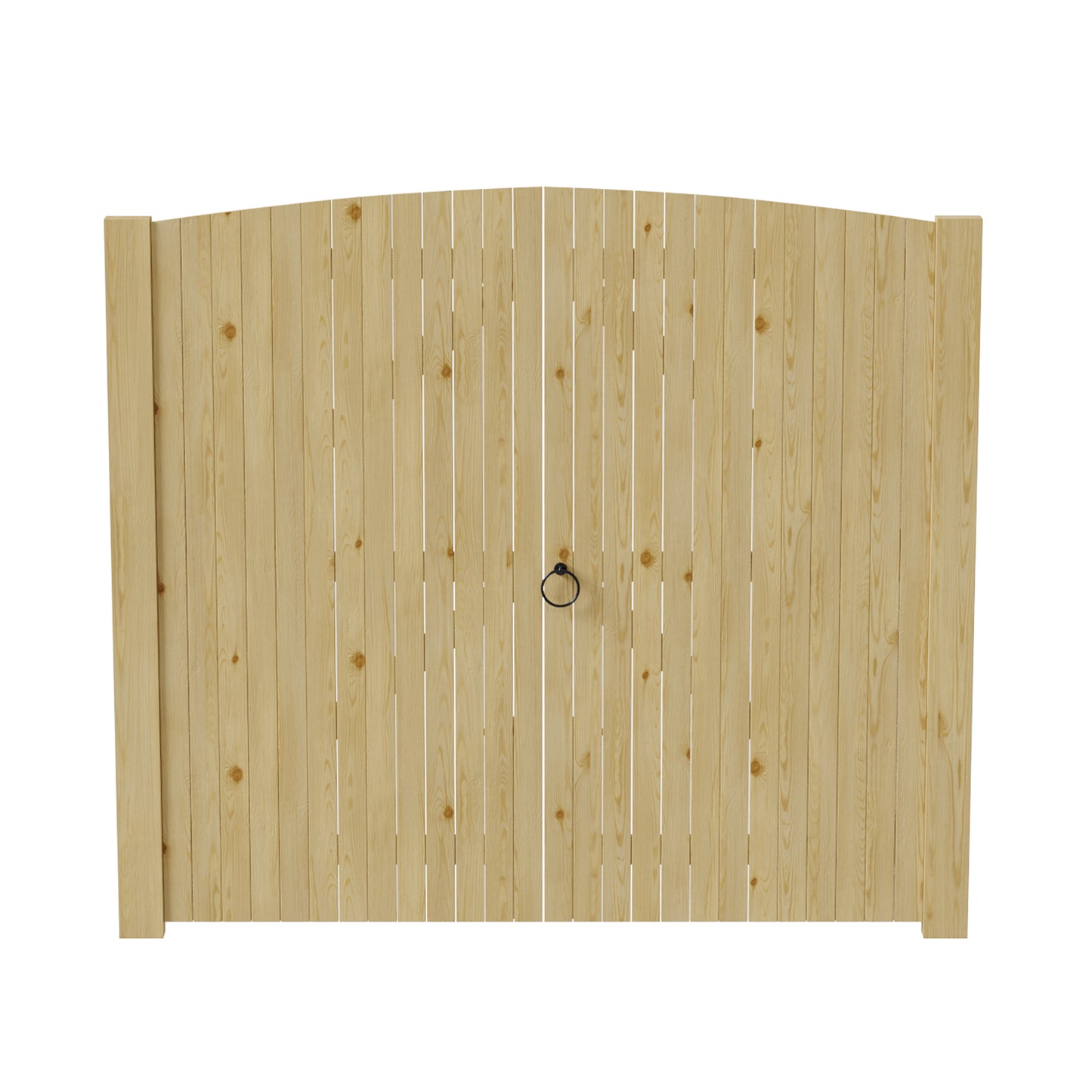 6ft x 6ft Heavy Duty Wooden Double Door with Reinforced Braces