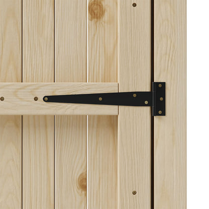 90cm Wide Wooden Garden Gate 180cm High