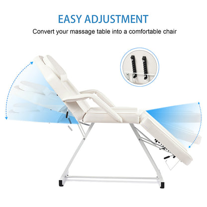 Adjustable Massage Table Recliner Chair Tattoo Spa Salon Bed