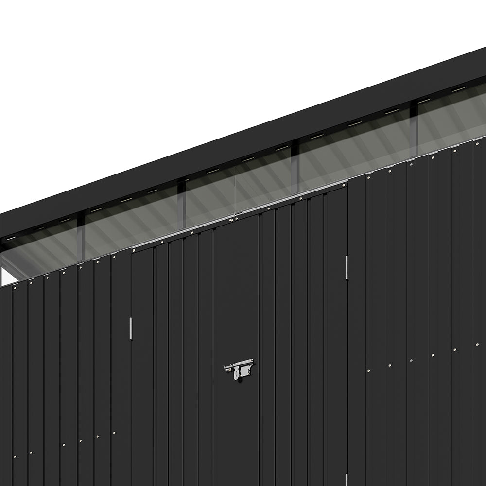 8.5 x 9.7ft Metal Garden Shed with Double Door