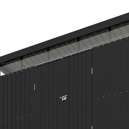 8.5 x 9.7ft Metal Garden Shed with Double Door