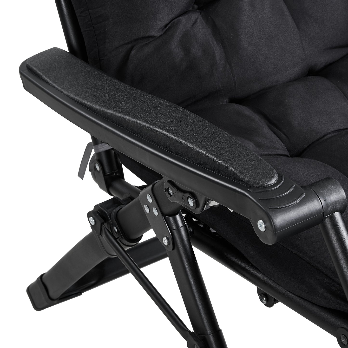 Zero Gravity Outdoor Recliner with Seat Cushion & Headrest