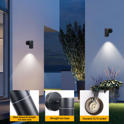 GU10 Outdoor Metal Single Downlight Wall Light