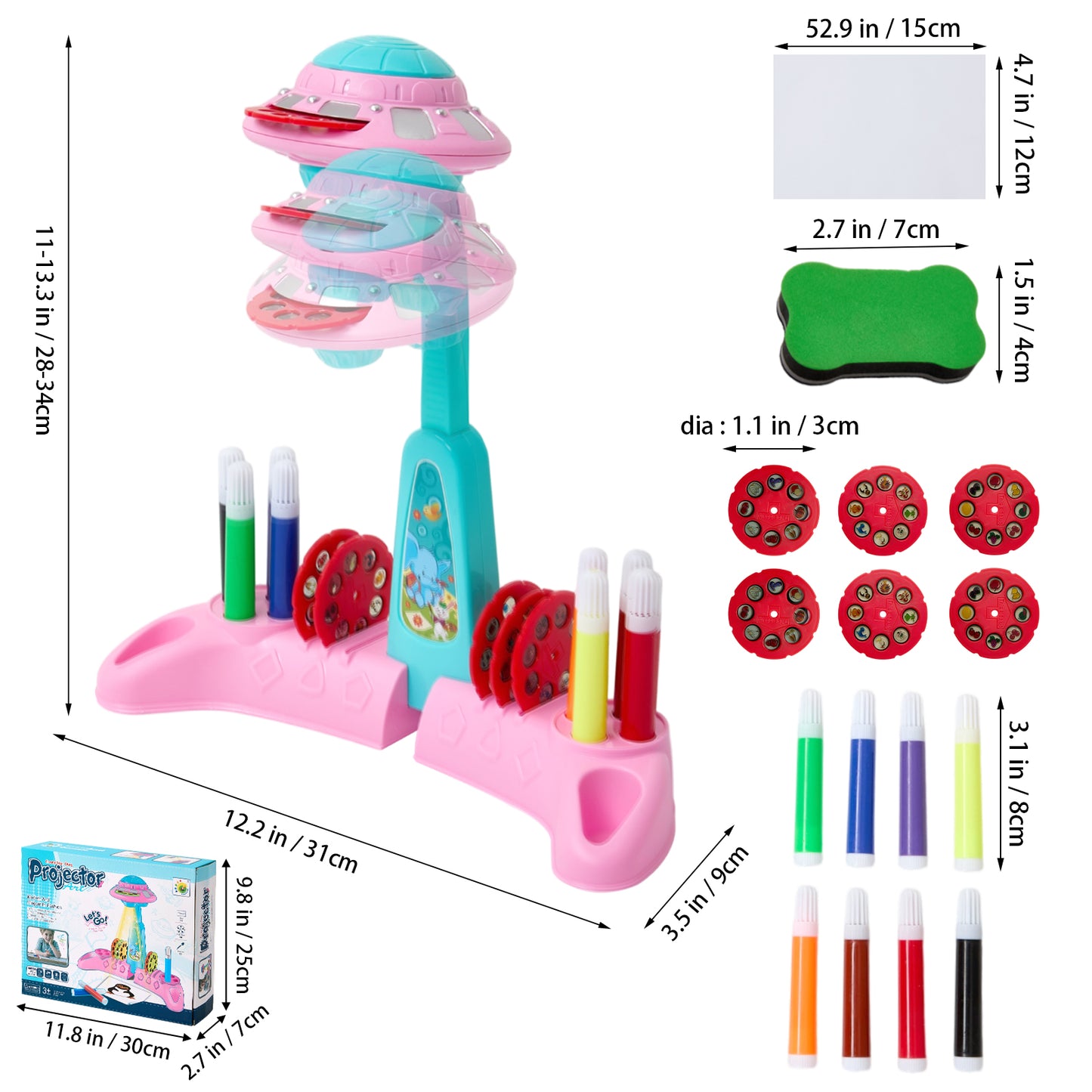 UFO-Themed Drawing Projector for Kids