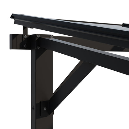 3X4.2M Wall-Mounted Patio Canopy