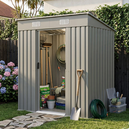 4 x 6FT Metal Garden Storage Shed