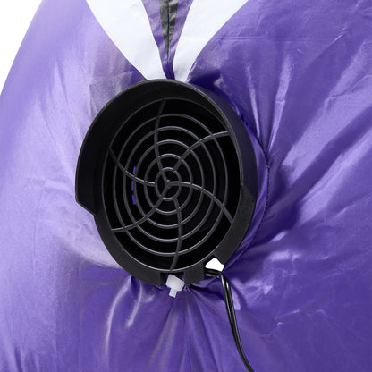 11 FT Halloween Inflatable Giant Spider with Built-in LED Lights