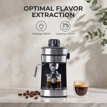 Espresso Coffee Machine with Milk Frother