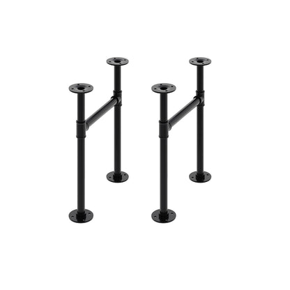 2Pcs Anti-slip H-Shaped Iron Table Legs