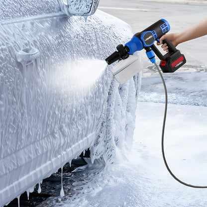Electric Handheld Pressure Washer Cleaner with 2 Batteries