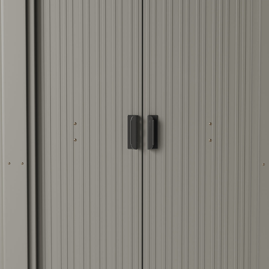 4x8FT Metal Garden Storage Shed