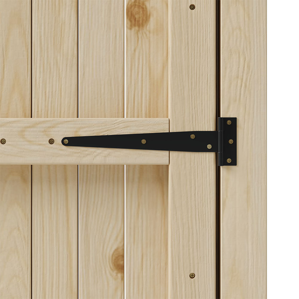 75cm Wide Arched Wooden Garden Gate 180cm High