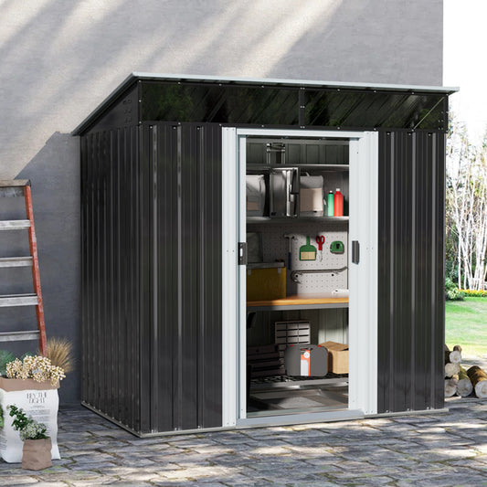 Galvanized Steel Acrylic Storage Shed