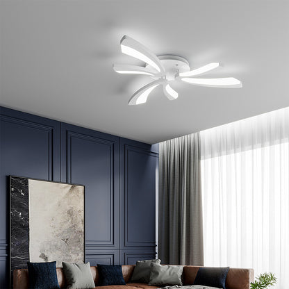 Unique V-Shaped LED Semi Flush Ceiling Light