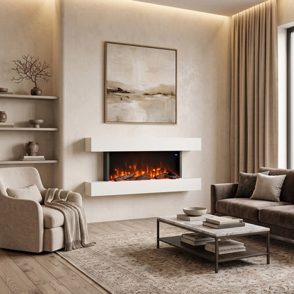 52inch Wall Mounted Electric Fireplace with Remote Control