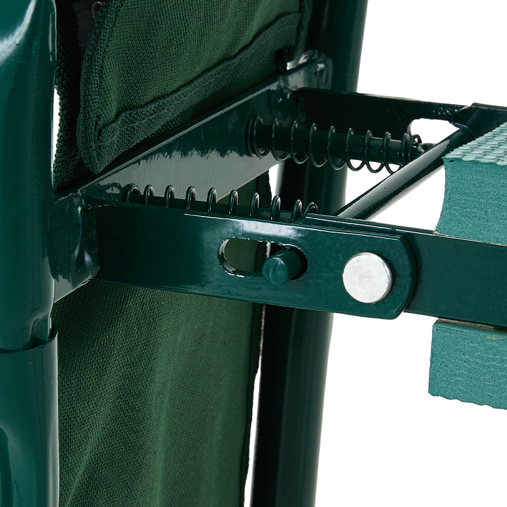 Folding Garden Kneeling Stool with 2 Detachable Tool Bags