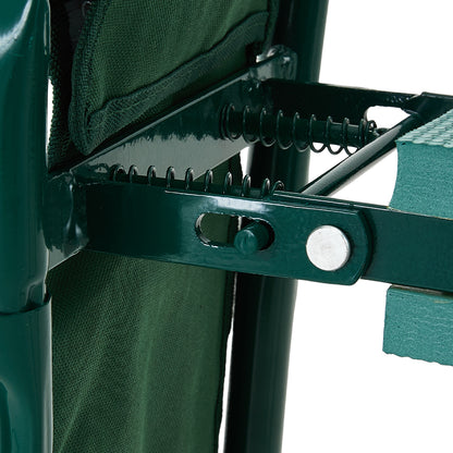 Folding Garden Kneeling Stool with 2 Detachable Tool Bags