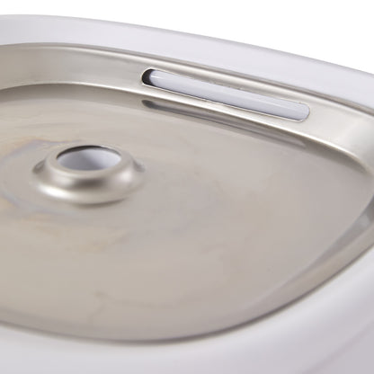 White Pet Water Fountain Ultra Quiet with Three Water Flow Modes