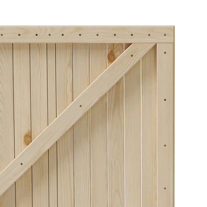 90cm Wide Wooden Garden Gate 180cm High