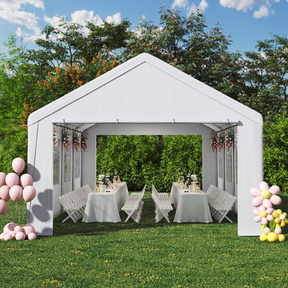 Garden Party Tent with Removable Sidewalls and Doors