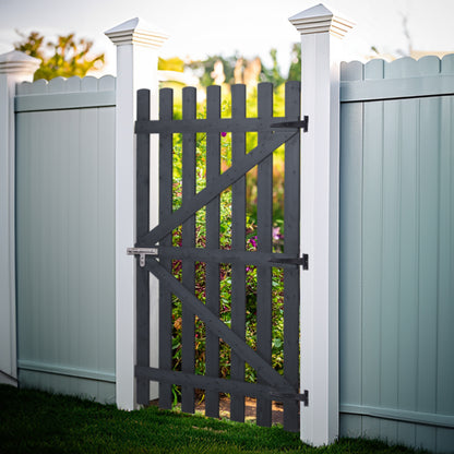 90x150cm Garden Wood Fence Gate with Latch