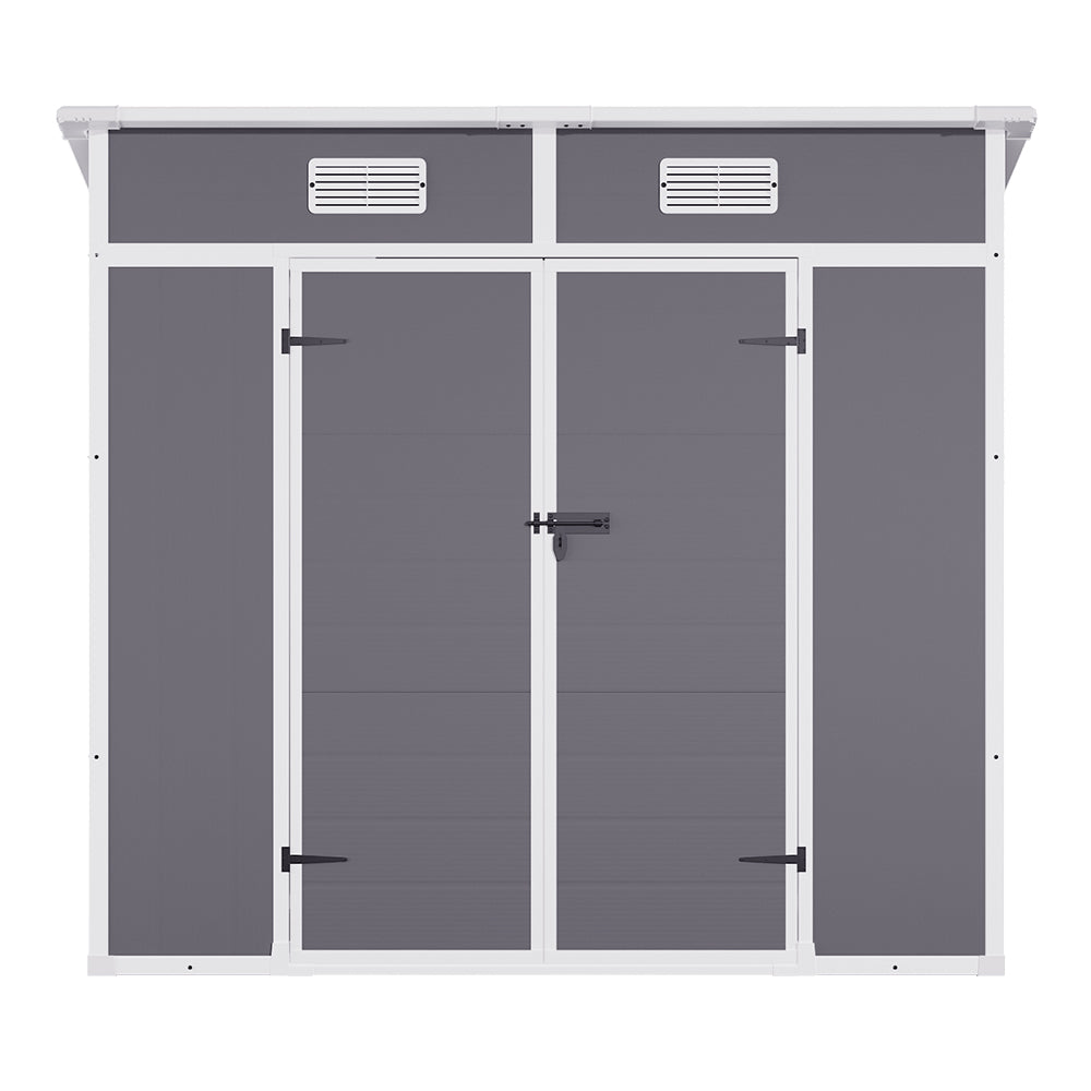 6x4FT Outdoor Plastic Garden Storage Shed