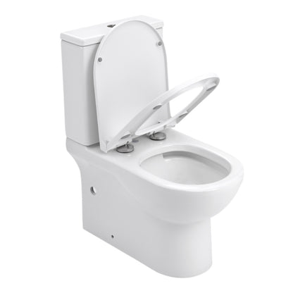 2-Piece Elongated Toilet with Dual Flush