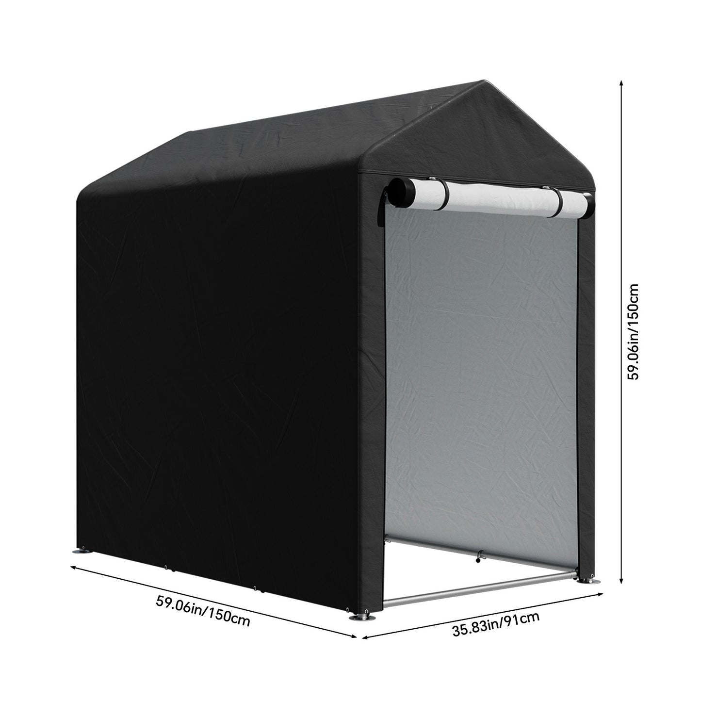 3x5FT Versatile Outdoor Storage Shed