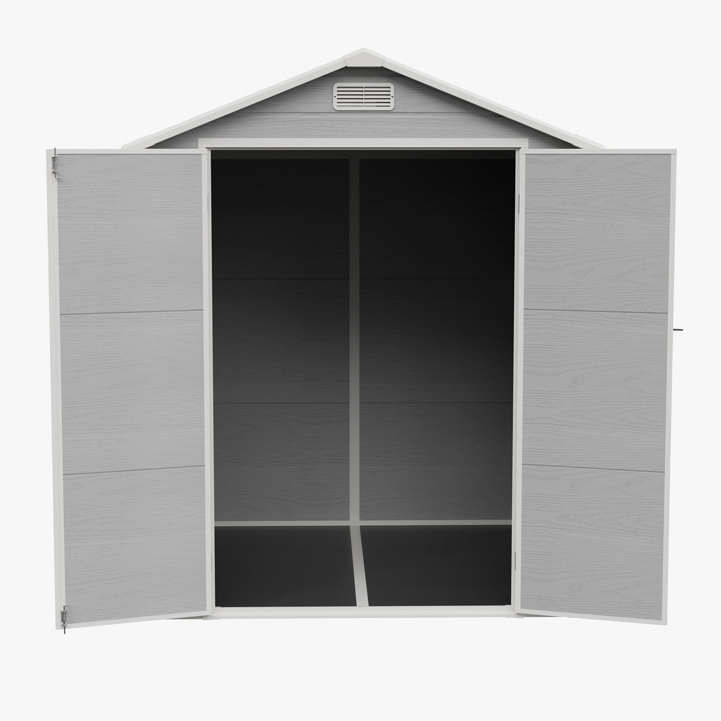 6x6 FT Outdoor Garden Plastic Storage Shed