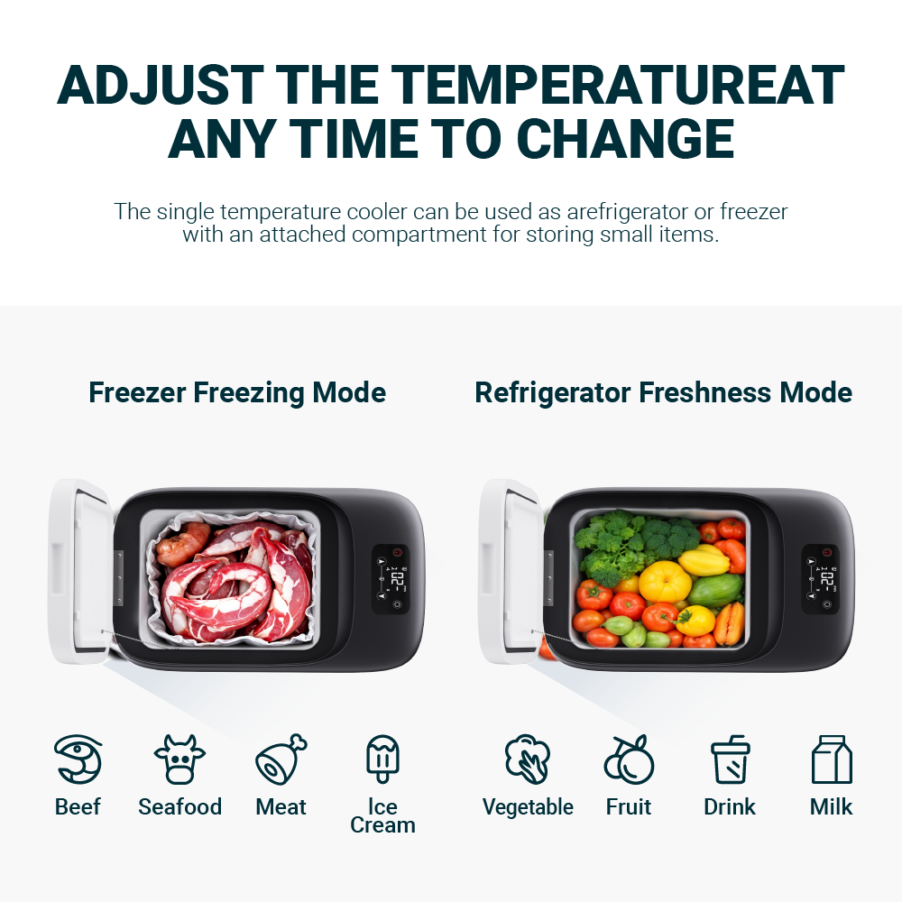 16L Compressor Car Refrigerator with Display