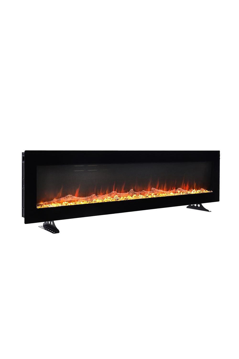 40/50/60 Inch Wall Mount Electric Multicolored Fire Fireplace