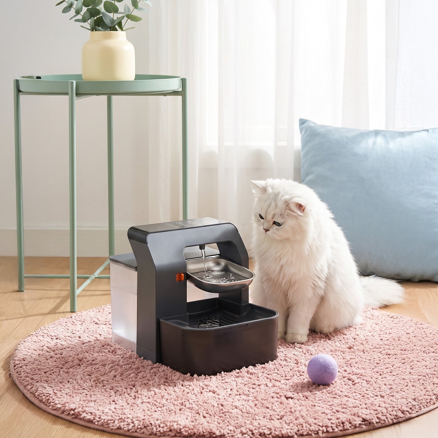 3.2L Rechargeable Smart Self-Refill Pet Water Fountain