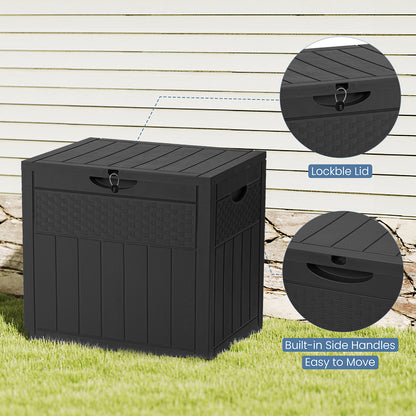126L Waterproof Large Plastic Storage Box with a Padlock