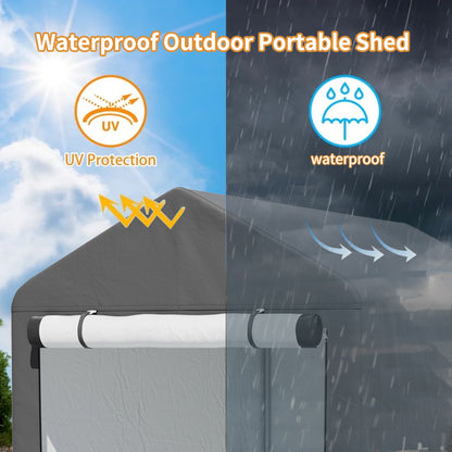 3x5FT Versatile Outdoor Storage Shed