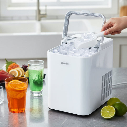 Ice Maker Machine with Ice Scoop & Basket