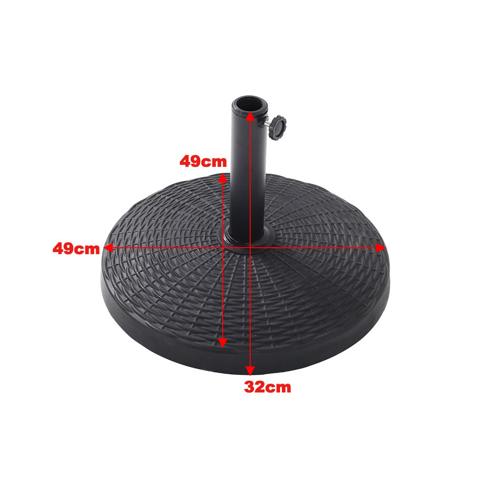 Resin Umbrella Base Heavy Duty Outdoor Parasol Stand