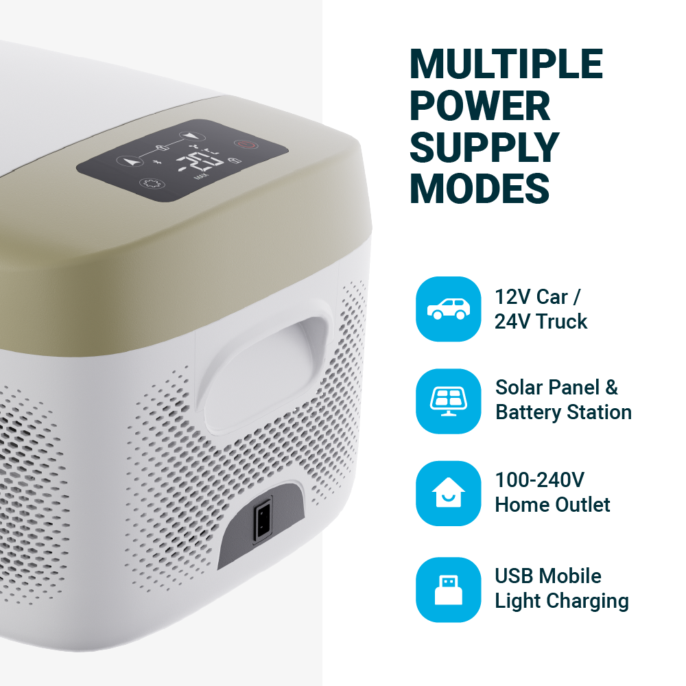 16L Portable Car Refrigerator with Display