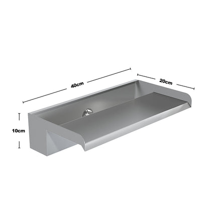 20cm D Back Entry Stainless Steel Water Blade