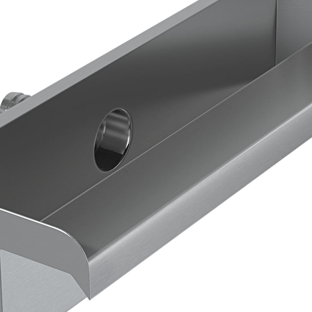 40cm Back Entry Stainless Steel Water Blade