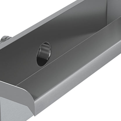 40cm Back Entry Stainless Steel Water Blade