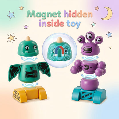 35-Piece Moster-Themed Magnetic Building Block Set