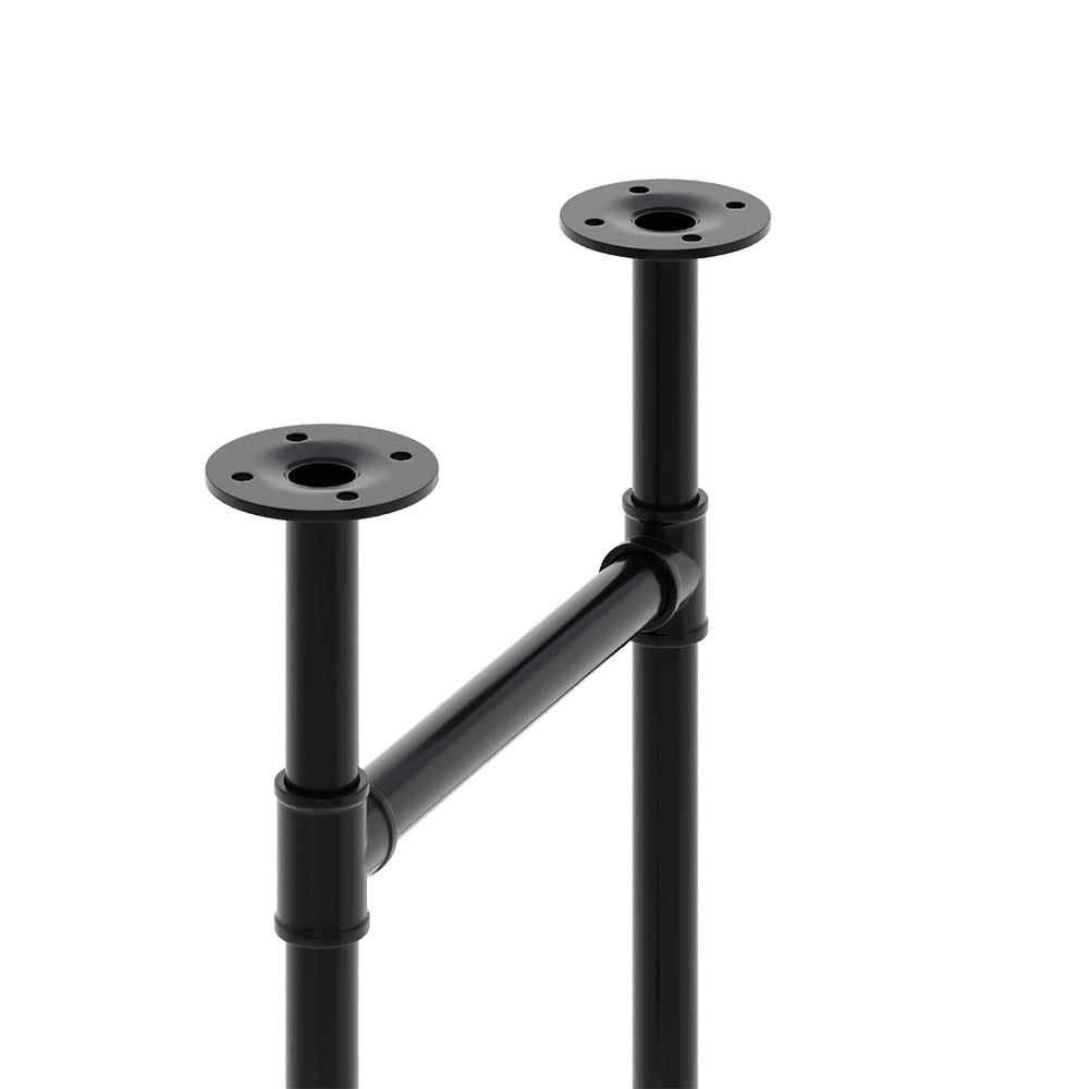 2Pcs Anti-slip H-Shaped Iron Table Legs