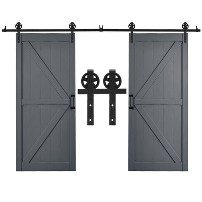 Barn Door with Wheel Rollers and tracks